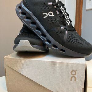 Womens On Running Cloud Cloudsurfer Black/black Size 9 Brand New Retail ($160)